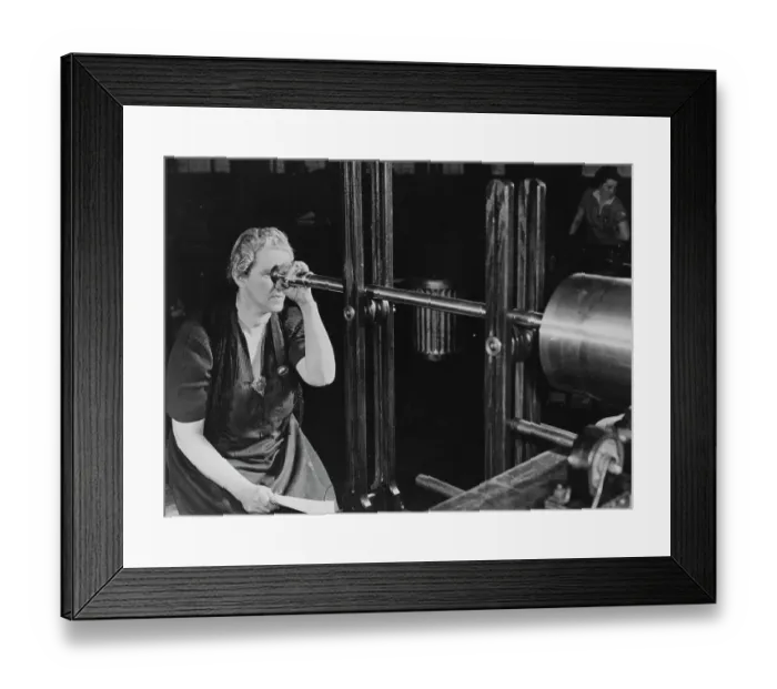 Framed Print : Women Doing Highly Specialized Work Framed Print : Women Doing Highly Specialized Work