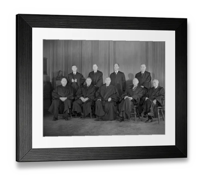 Framed Print : Members of the Supreme Court Framed Print : Members of the Supreme Court