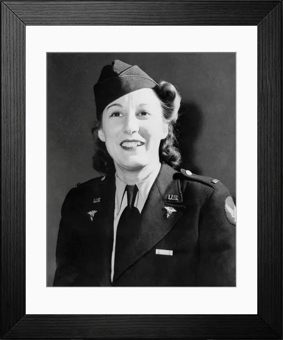 Framed Print : Portrait of Lieutenant Elsie S. Ott Framed Print : Portrait of Lieutenant Elsie S. Ott