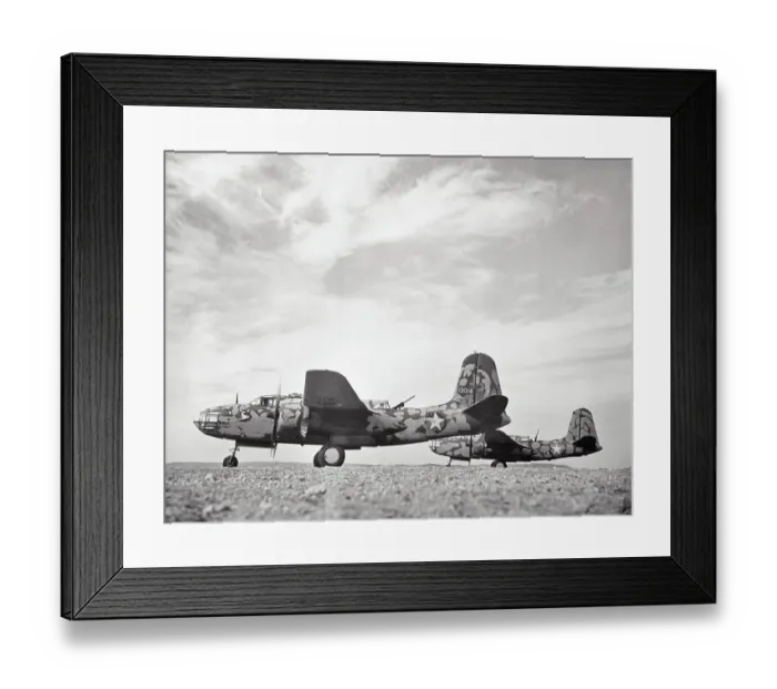 Framed Print : A-20 Bombers Taking Off