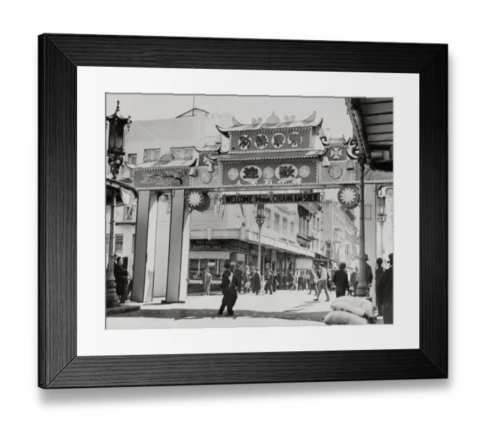 Framed Print : Madame Chiang Visits San Francisco Framed Print : Madame Chiang Visits San Francisco