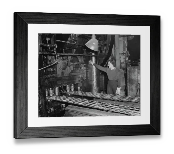 Framed Print : Manufacturing Shell Casings Framed Print : Manufacturing Shell Casings