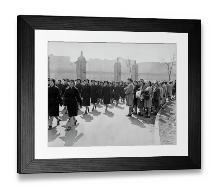 Framed Print : World War Two United States Naval Reserve WAVES 1943 Framed Print : World War Two United States Naval Reserve WAVES 1943