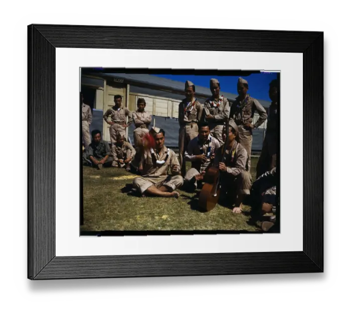 Framed Print : Soldiers Singing and Dancing Framed Print : Soldiers Singing and Dancing