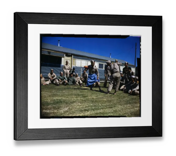 Framed Print : Soldiers Singing and Dancing Framed Print : Soldiers Singing and Dancing