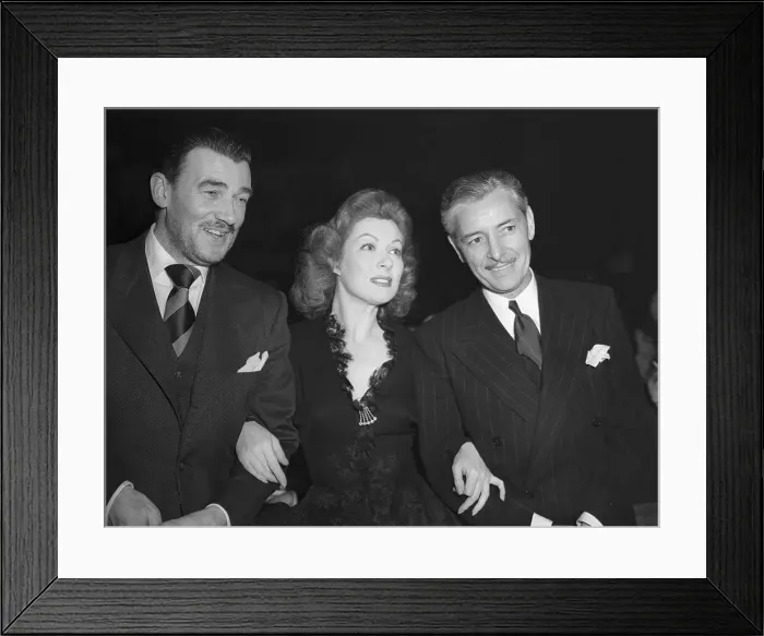 Framed Print : Film Actors Attending 1943 Academy Awards Framed Print : Film Actors Attending 1943 Academy Awards