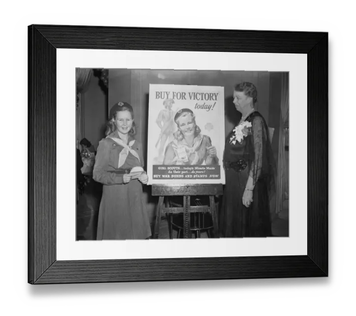Framed Print : Betty Bredin and Eleanor Roosevelt Framed Print : Betty Bredin and Eleanor Roosevelt