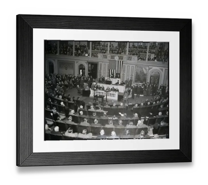 Framed Print : Madame Chiang Kai-Shek Speaking In Dc Framed Print : Madame Chiang Kai-Shek Speaking In Dc