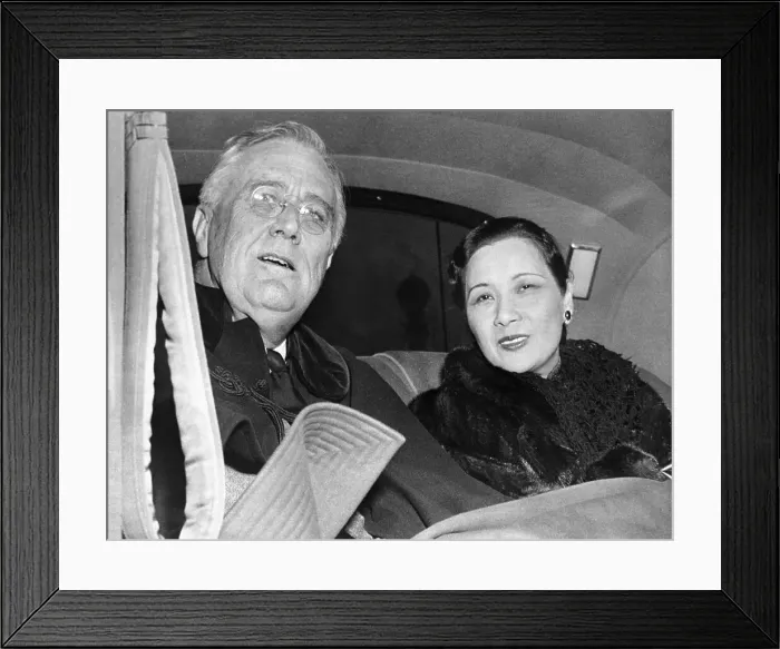 Framed Print : Madame Chiang Visits President Roosevelt Framed Print : Madame Chiang Visits President Roosevelt