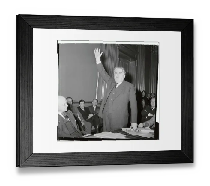 Framed Print : John L. Lewis Making Impassioned Plea Framed Print : John L. Lewis Making Impassioned Plea