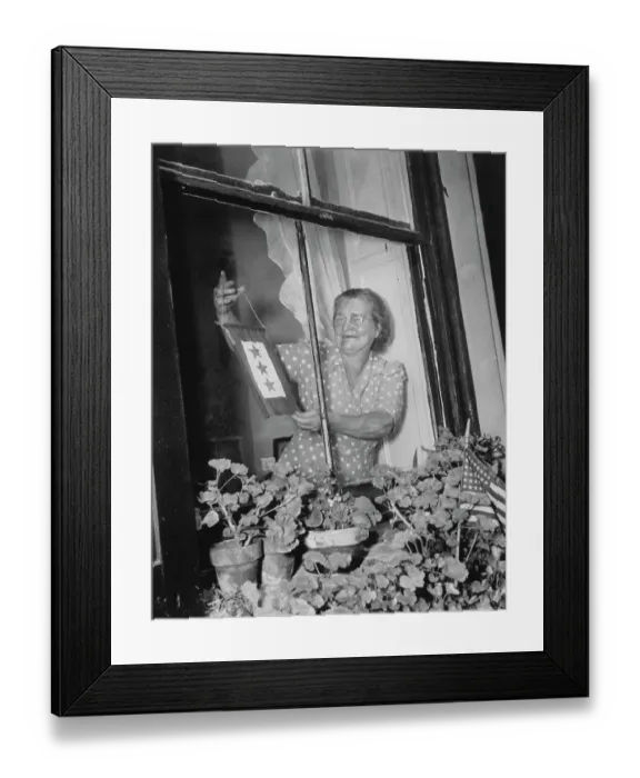 Framed Print : Proud Mother During the War Framed Print : Proud Mother During the War