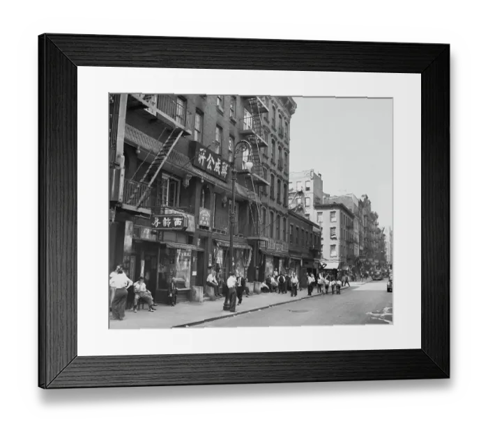 Framed Print : Mott Street Framed Print : Mott Street