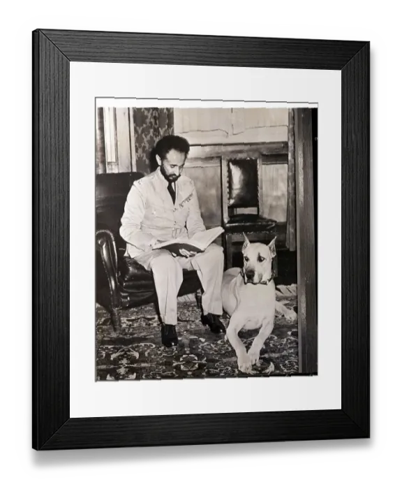 Framed Print : Emperor Haile Selassie of Ethiopia Framed Print : Emperor Haile Selassie of Ethiopia
