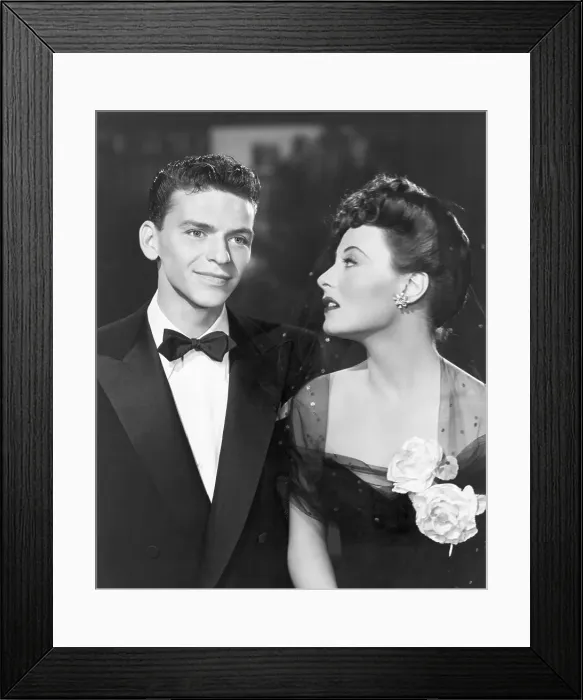 Framed Print : Frank Sinatra And Michele Morgan Framed Print : Frank Sinatra And Michele Morgan