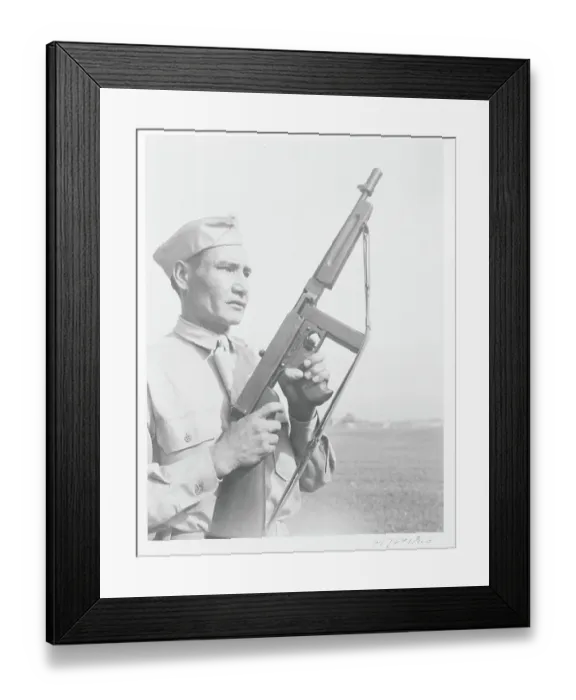 Framed Print : Henry Spotted Eagle Holding Weaponry Framed Print : Henry Spotted Eagle Holding Weaponry