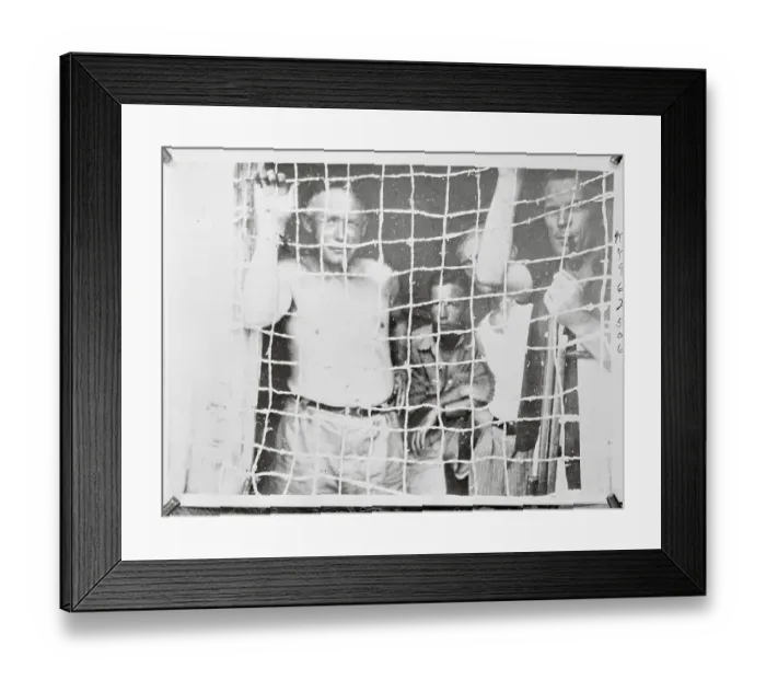 Framed Print : Norwegian Sailors Imprisoned by Vichy French Framed Print : Norwegian Sailors Imprisoned by Vichy French