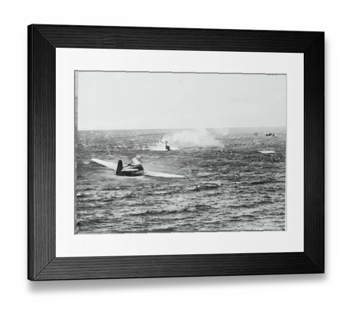 Framed Print : R.A.F. Sinks Axis Supply Ship in the Aegean Framed Print : R.A.F. Sinks Axis Supply Ship in the Aegean