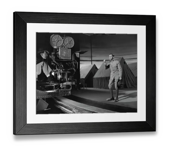 Framed Print : Irving Berlin Standing in Front of Camera Framed Print : Irving Berlin Standing in Front of Camera