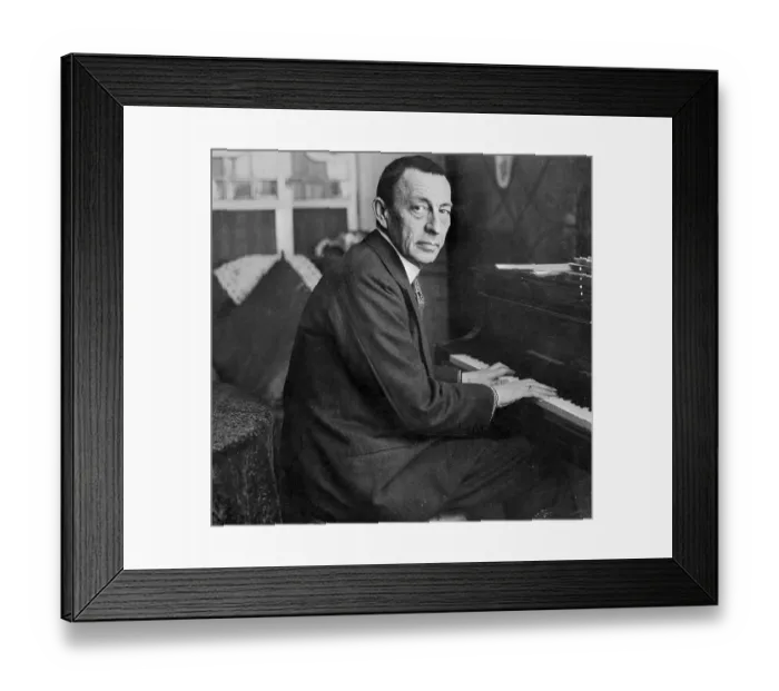 Framed Print : The Late Sergei Rachmaninoff Sitting at Piano Framed Print : The Late Sergei Rachmaninoff Sitting at Piano