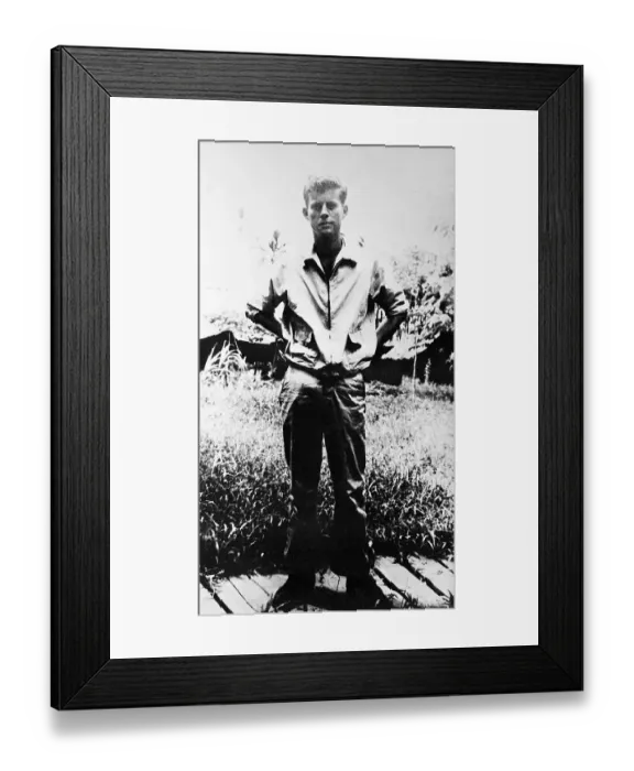 Framed Print : John F Kennedy As a PT Boat Commander Framed Print : John F Kennedy As a PT Boat Commander