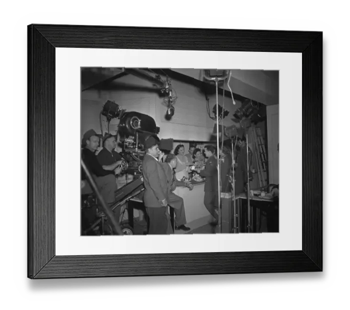 Framed Print : Making the Movie Stage Door Canteen Framed Print : Making the Movie Stage Door Canteen
