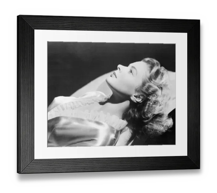 Framed Print : Portrait of Ingrid Bergman Framed Print : Portrait of Ingrid Bergman