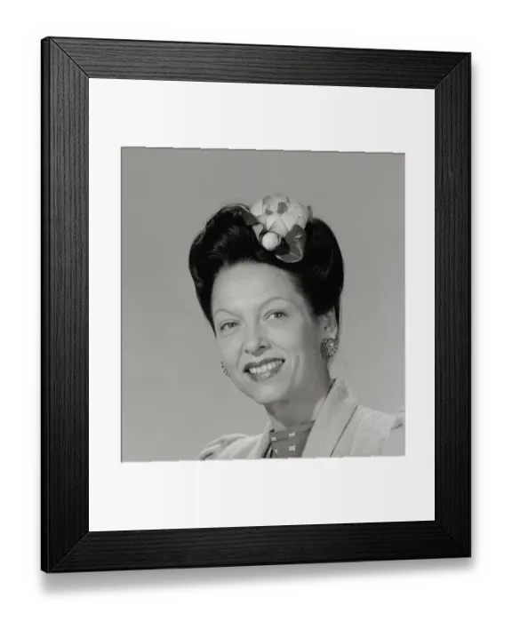 Framed Print : Portrait of Gale Sondergaard Framed Print : Portrait of Gale Sondergaard