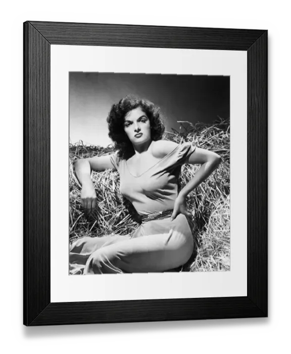 Framed Print : Jane Russell as Rio in The Outlaw Framed Print : Jane Russell as Rio in The Outlaw