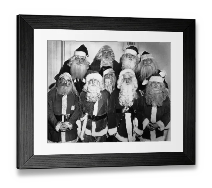 Framed Print : Members of Santa Claus Club Framed Print : Members of Santa Claus Club