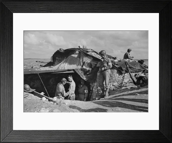 Framed Print : World War II Medical Post Framed Print : World War II Medical Post