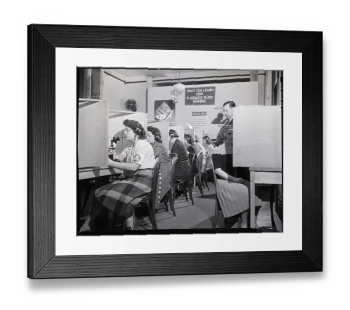 Framed Print : Phone Control Center For Bomb Damage Framed Print : Phone Control Center For Bomb Damage