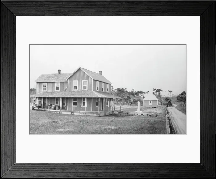 Framed Print : Wright Brothers House in Kitty Hawk Framed Print : Wright Brothers House in Kitty Hawk