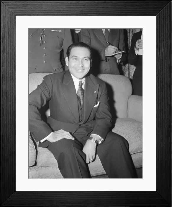 Framed Print : President Batista of Cuba