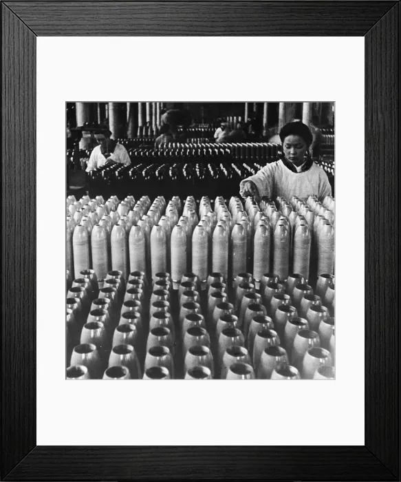Framed Print : Japanese Woman Munition Worker Framed Print : Japanese Woman Munition Worker