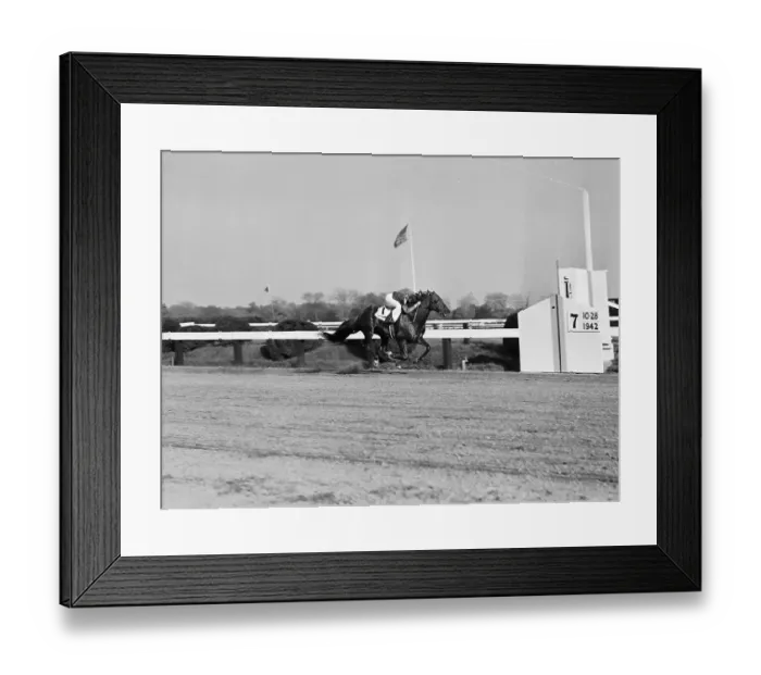 Framed Print : Whirlaway Racing Out in Front Framed Print : Whirlaway Racing Out in Front