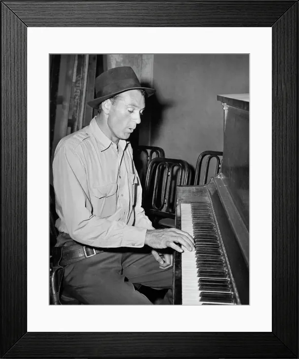 Framed Print : Gary Cooper Playing Piano Framed Print : Gary Cooper Playing Piano