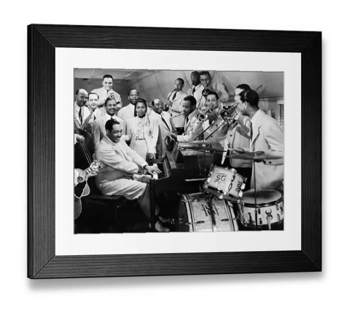 Framed Print : Duke Ellington and Orchestra in Reveille with Beverly Framed Print : Duke Ellington and Orchestra in Reveille with Beverly
