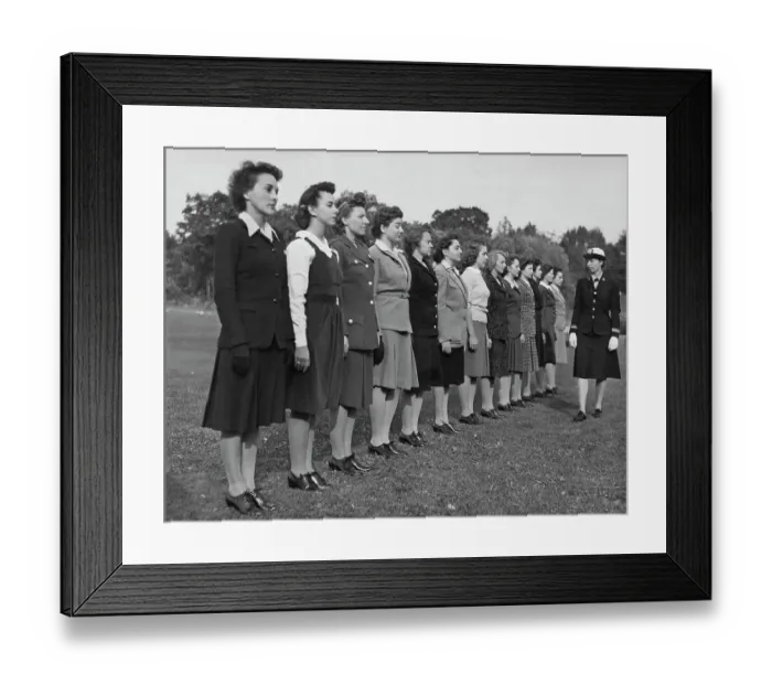 Framed Print : World War Two United States Naval Reserve WAVES 1942 Framed Print : World War Two United States Naval Reserve WAVES 1942