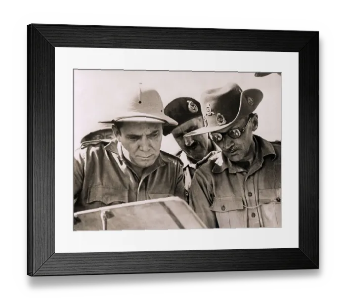 Framed Print : Wendell Willkie and Montgomery Study Battlefield Map Framed Print : Wendell Willkie and Montgomery Study Battlefield Map