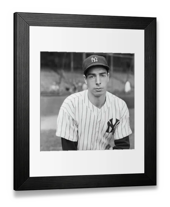 Framed Print : Joe Dimaggio with Pensive Expression Framed Print : Joe Dimaggio with Pensive Expression