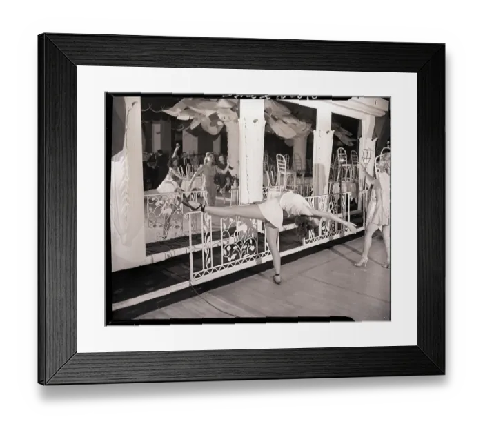 Framed Print : Copacabana Dancer Stretching at Club Framed Print : Copacabana Dancer Stretching at Club