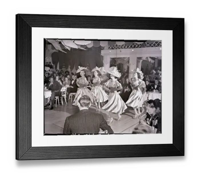 Framed Print : Show at Copacabana Night Club Framed Print : Show at Copacabana Night Club