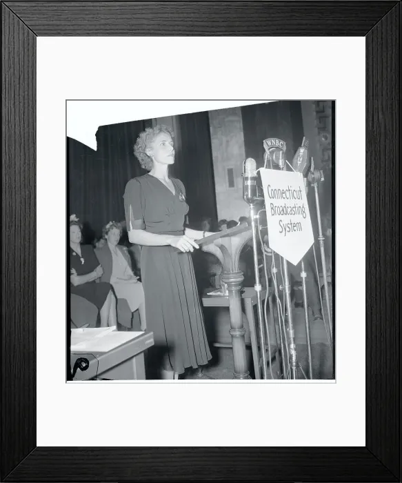 Framed Print : Clare Boothe Luce Speaking at Podium Framed Print : Clare Boothe Luce Speaking at Podium