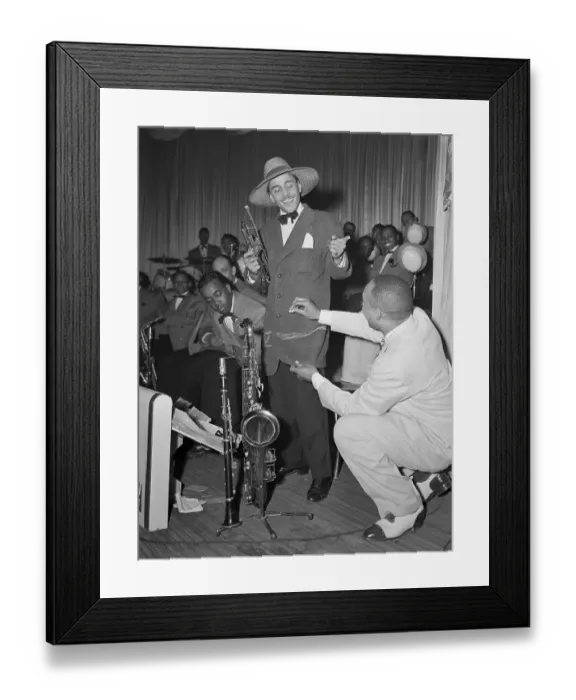 Framed Print : Lionel Hampton's Trumpeter in a Zoot Suit Framed Print : Lionel Hampton's Trumpeter in a Zoot Suit