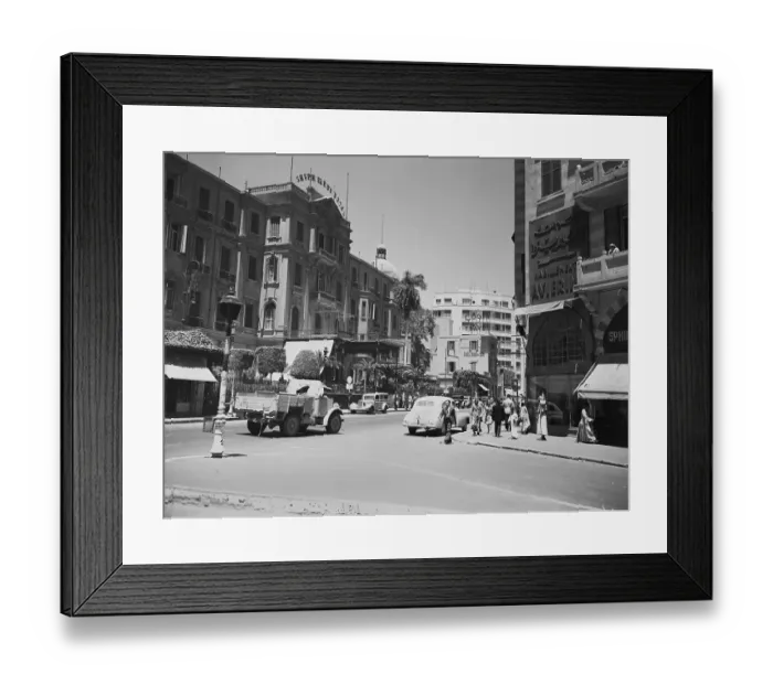 Framed Print : Exterior of Shepheard's Hotel of Cairo