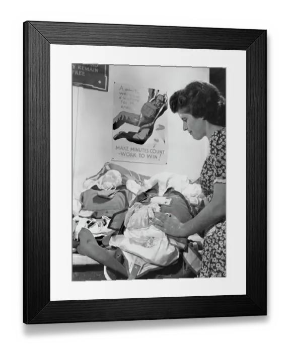 Framed Print : Every Minute Counts for the U.S. Chutists Framed Print : Every Minute Counts for the U.S. Chutists