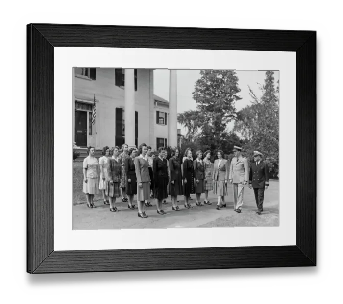 Framed Print : World War Two United States Naval Reserve WAVES 1942 Framed Print : World War Two United States Naval Reserve WAVES 1942