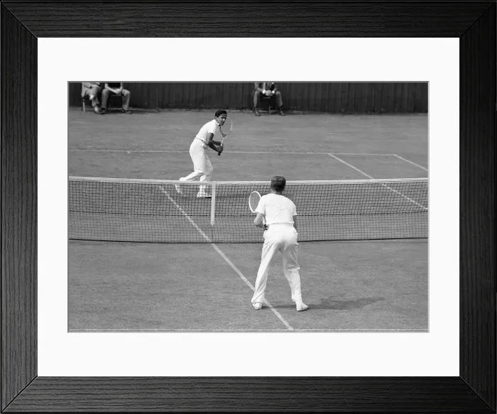 Framed Print : Francisco Segura Playing Tennis Against Victor Seixas Framed Print : Francisco Segura Playing Tennis Against Victor Seixas