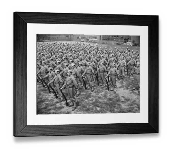 Framed Print : Soldiers at Attention Framed Print : Soldiers at Attention