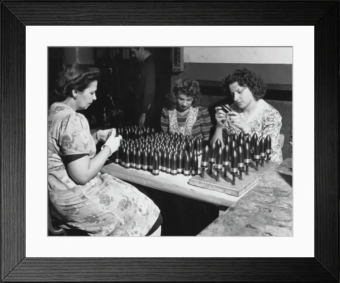Framed Print : Manufacturing Shells Framed Print : Manufacturing Shells